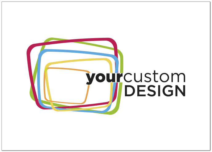 Select a verse or write your own. Custom Logo Notecard D7058D-V